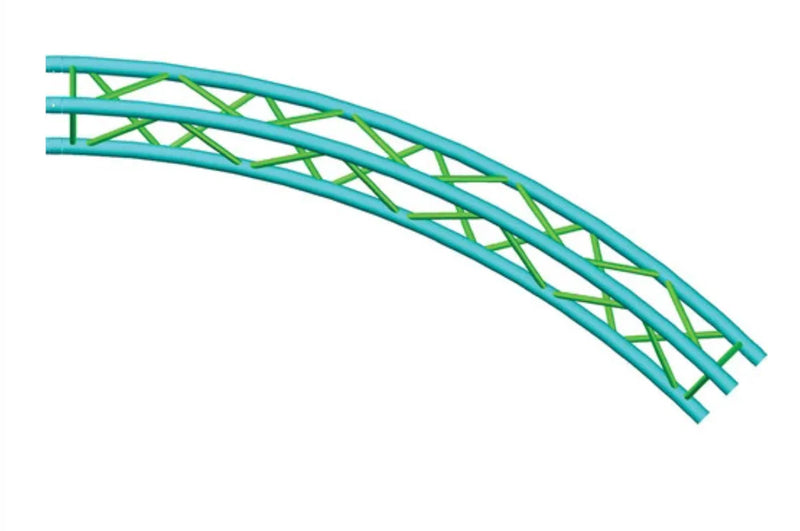 Global Truss F33-TR-C6-45 GTR Triangle Truss - Global Truss F33-TR-C6-45 - Truss Circle for F33 Triangular Truss System (19.68')