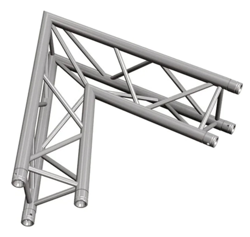 Global Truss F33-TR-4087I GTR Triangle Truss - Global Truss F33-TR-4087I - Two-Way 60° Apex In Corner for F33 Triangular Truss System (3.28')