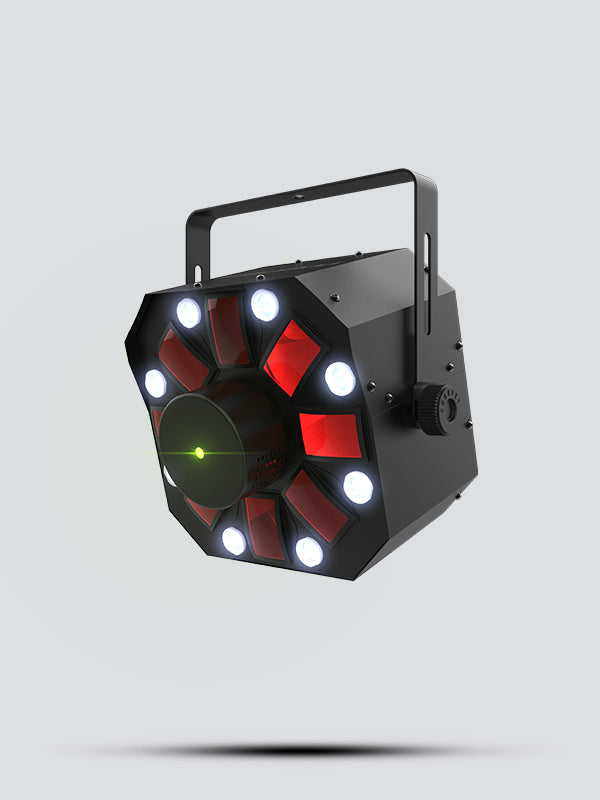 CHAUVET SWARM5FX Led FX - Chauvet DJ SWARM5FXILS 3-in-1 Derby/Laser/Strobe Effect