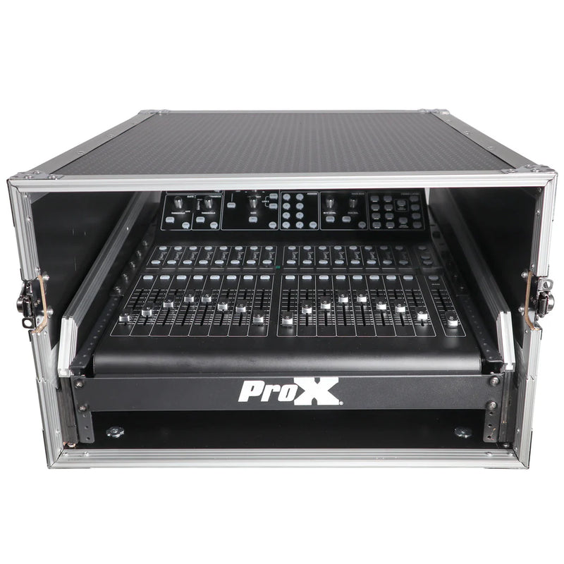 PRO-X- T-2MRSS13ULT MK2 - ProX T-2MRSS13ULT MK2 Mixer-DJ 2U Rack Combo Flight Case W-Laptop Shelf