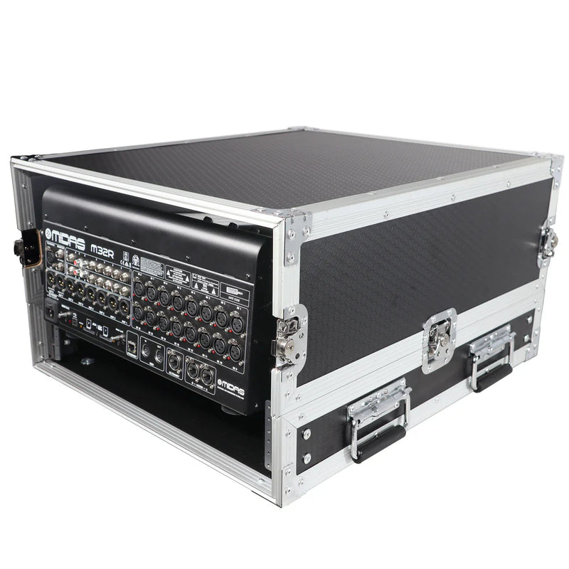 PRO-X- T-2MRSS13ULT MK2 - ProX T-2MRSS13ULT MK2 Mixer-DJ 2U Rack Combo Flight Case W-Laptop Shelf