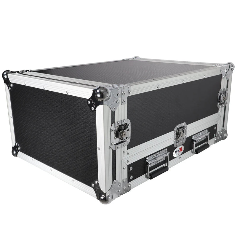 PRO-X- T-2MRSS13ULT MK2 - ProX T-2MRSS13ULT MK2 Mixer-DJ 2U Rack Combo Flight Case W-Laptop Shelf