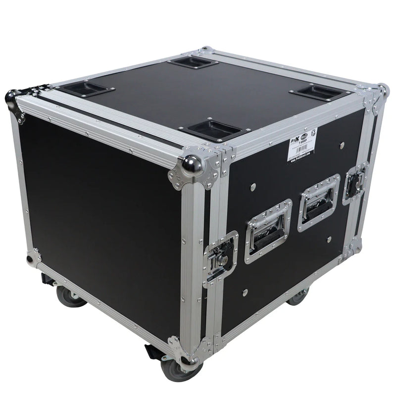 PRO-X- T-8RSP - ProX T-8RSP 8U Space Shockproof Amp Rack ATA Flight Case 20 In Depth