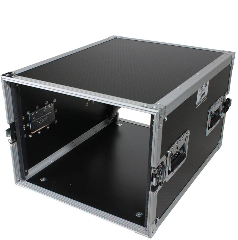 PRO-X- T-8RSS24 - ProX T-8RSS24 8U Space Amp Rack Mount ATA Flight Case 24 Inch Depth