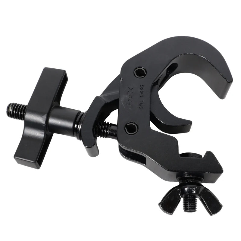 PRO-X- T-C12H-BLK - ProX T-C12H-BLK 2" Easy Self Lock Clamp w/Big Knob (Black Finish)