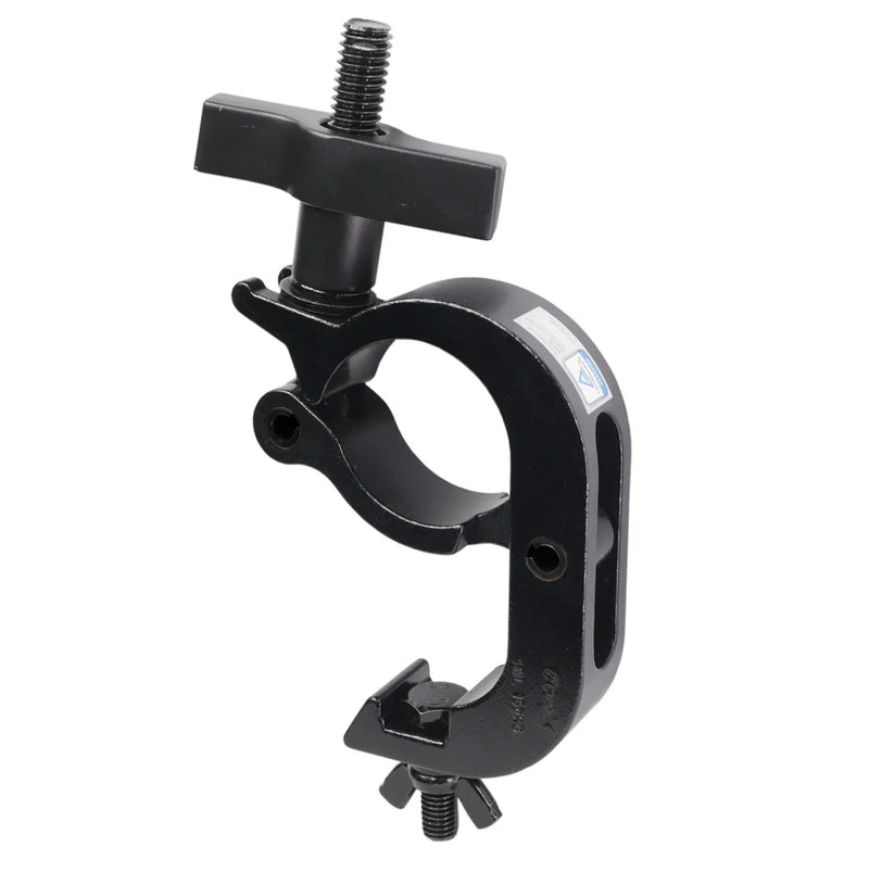 PRO-X- T-C5H-BLK - ProX T-C5H-BLK Heavy Duty Hook Trigger-Style Aluminum Clamp W/Big Wing (Black)