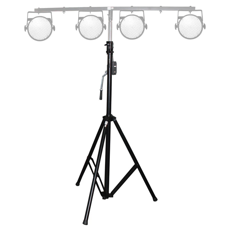 PRO-X- XT-LS132 - ProX XT-LS132 14 Ft Lighting Crank Truss Stage Stand Includes T-Adapter Truss Mount