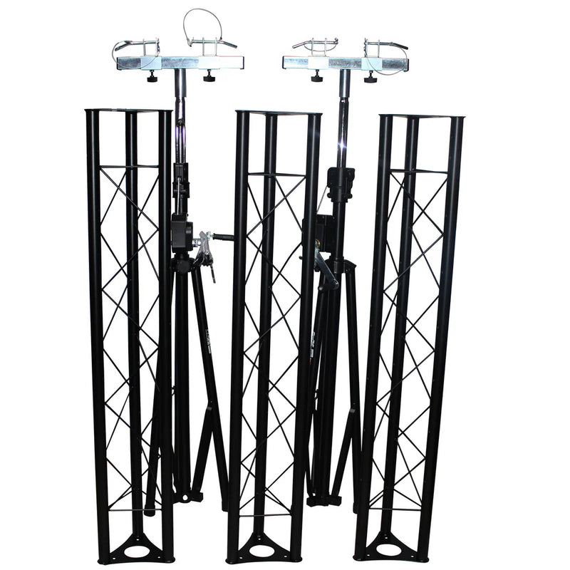 PRO-X- T-LS35C - ProX T-LS35C Lighting System Triangle Truss with Crank Up System 5ft 10ft 15ft Wide