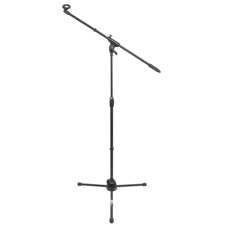 PRO-X- T-MIC09 - ProX T-MIC09 6 Ft Pro Tripod Microphone Concert Musician DJ Stand With Boom and Mic Clip