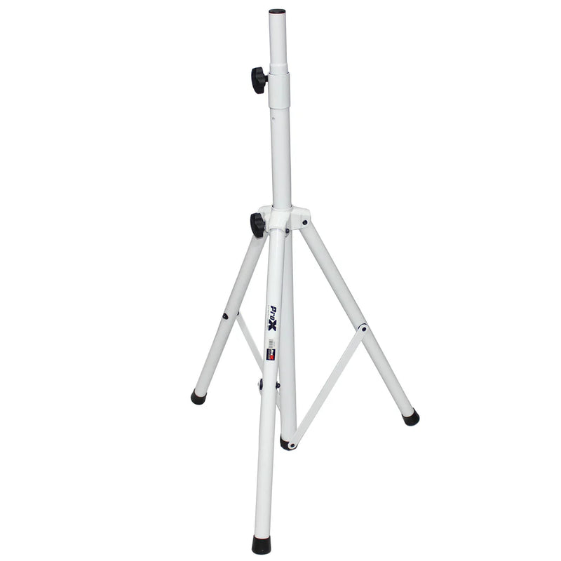 PRO-X- T-SS28P White - ProX T-SS28P-WHITE All Metal Speaker Stands w/ Bag - White