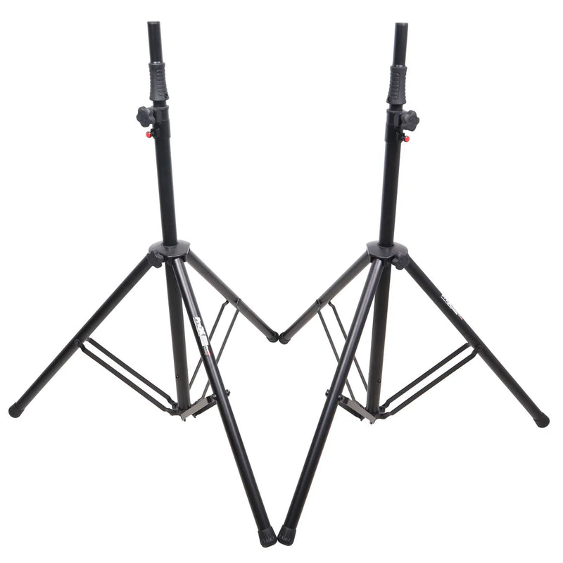 PRO-X- T-SS82P - ProX T-SS82P Set/2 Pro Air Speaker stand w/Carry Bags (Black)