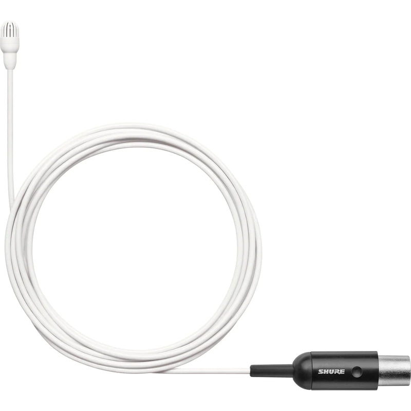 Shure TL46W/O-MTQG Microphone Lavalier - Shure TL46W/O-MTQG TwinPlex Omnidirectional Lavalier Microphone (TA4F, White)