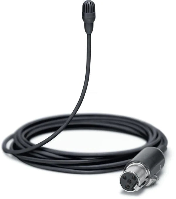 Shure TL47B/O-MTQG-A Microphone Lavalier - Shure TL47B/O-MTQG-A TwinPlex Omnidirectional Lavalier Microphone with Accessories (TA4F, Black)