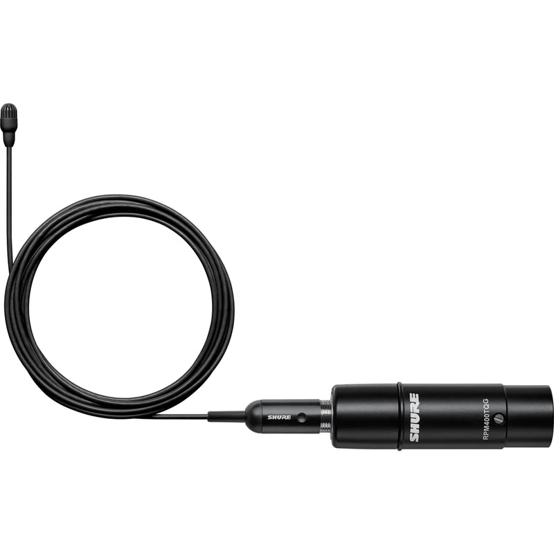 Shure TL47B/O-XLR-A Microphone Lavalier - Shure TL47B/O-XLR-A TwinPlex Omnidirectional Lavalier Microphone with Accessories (XLR, Black)