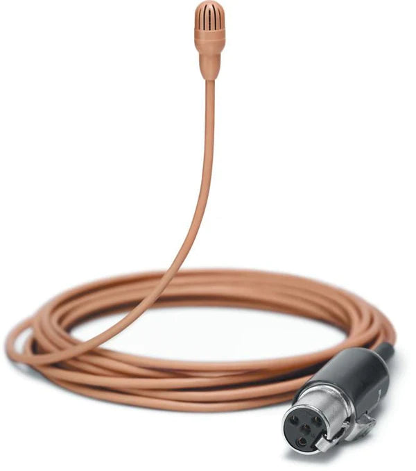 Shure TL47C/O-MTQG-A Microphone Lavalier - Shure TL47C/O-MTQG-A TwinPlex Omnidirectional Lavalier Microphone with Accessories (TA4F, Cocoa)