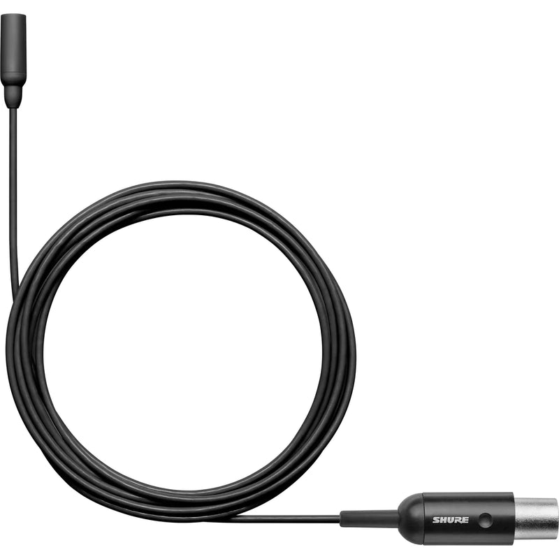 Shure TL48B/O-MTQG-A Microphone Lavalier - Shure TL48B/O-MTQG-A TwinPlex Omnidirectional Lavalier Microphone (TA4F, Black)