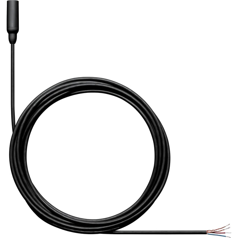 Shure TL48B/O-NC-A Microphone Lavalier - Shure TL48B/O-NC-A TwinPlex Omnidirectional Lavalier Microphone (Pigtail, Black)