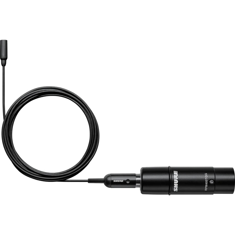 Shure TL48B/O-XLR-A Microphone Lavalier - Shure TL48B/O-XLR-A TwinPlex Omnidirectional Lavalier Microphone (XLR, Black)