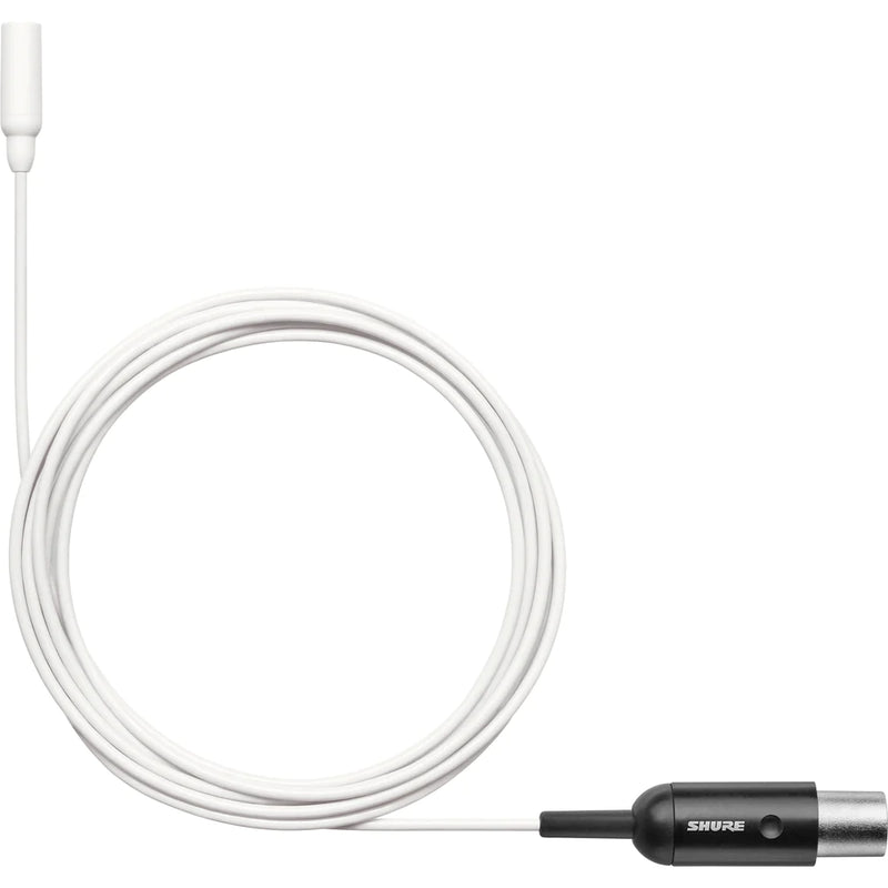 Shure TL48W/O-MTQG-A Microphone Lavalier - Shure TL48W/O-MTQG-A TwinPlex Omnidirectional Lavalier Microphone (TA4F, White)