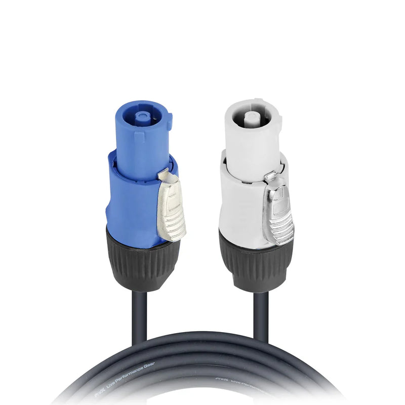 PRO-X- XC-PWC14-03 - ProX XC-PWC14-03 14 AWG High Performance Power Cord PowerCon Blue to PowerCon Grey - 3Ft