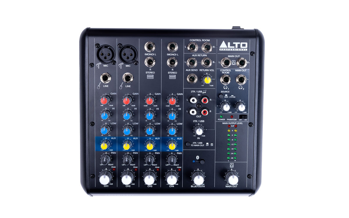 ALTO TRUEMIX600 - 6-CHANNEL COMPACT MIXER WITH USB AND BLUETOOTH