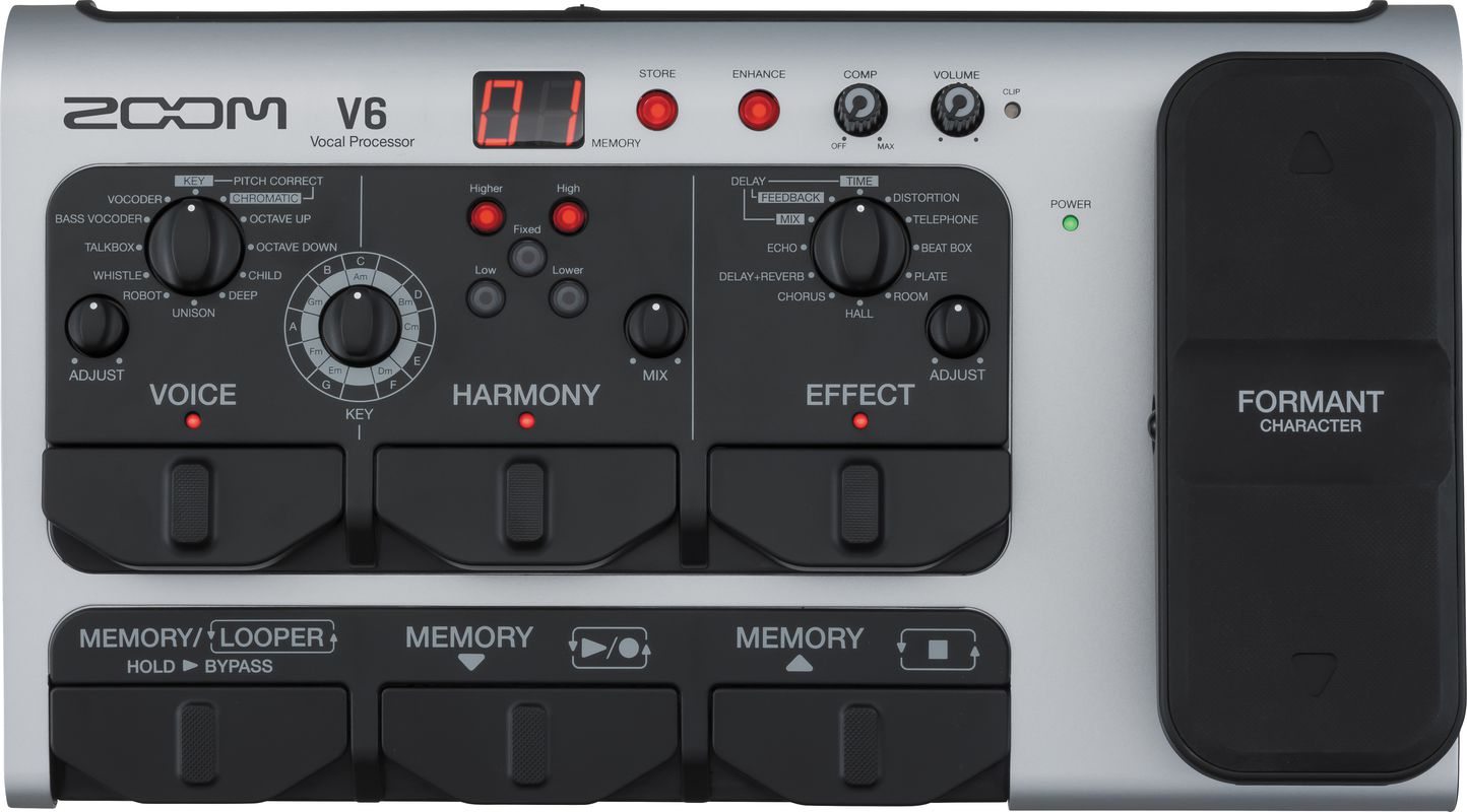 ZOOM ZV6 - Vocal Effect Processor