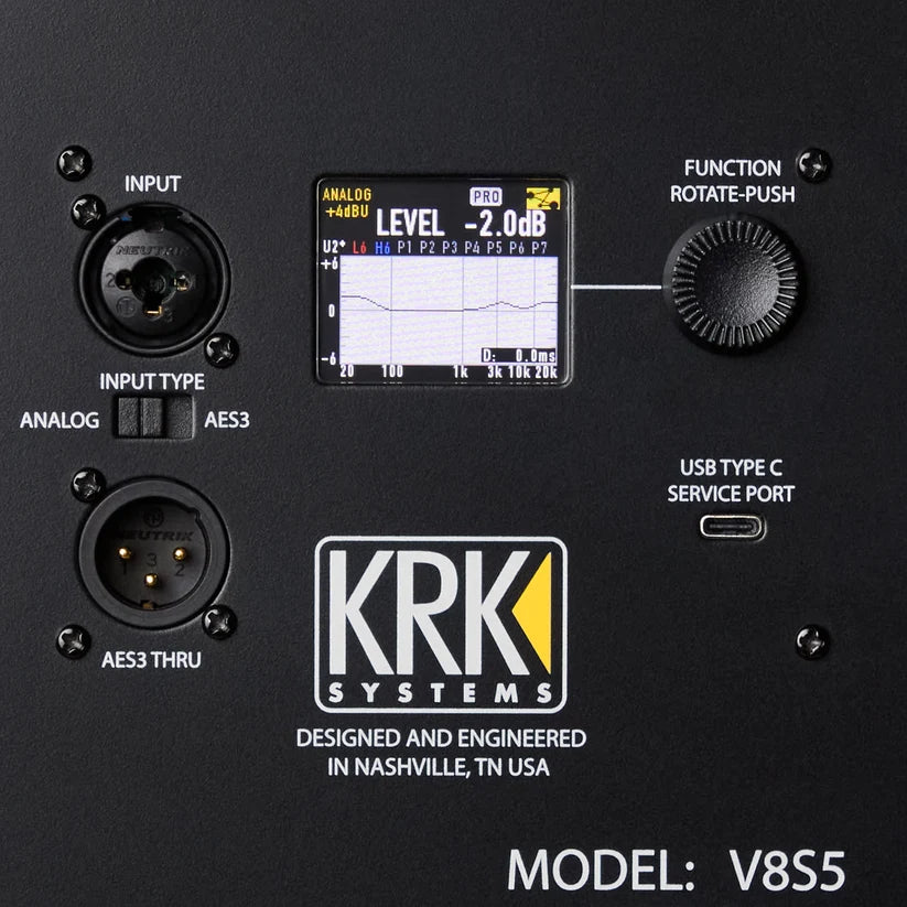 KRK V6S5 - Powered Studio Monitor - LF Driver: 6"  HF Driver: 1"