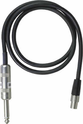 Shure WA302 Cable Shure - Shure WA302 Instrument Cable 1/4" plug and 4-pin mini connector (TA4F)