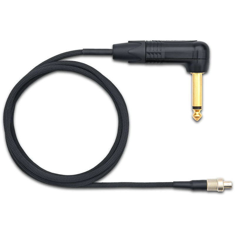 Shure WA309 Cable Shure - Shure WA309 Instrument Cable for ADX1M Micro Bodypack Transmitter Right-Angle 1/4" Connector (3')