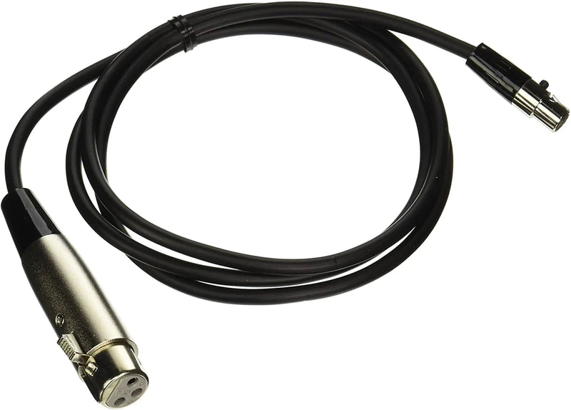 Shure WA310 Cable Shure - Shure WA310 Dynamic or Battery Powered Condenser Microphone Adapter Cable with XLR-Female and 4-pin Mini Connector