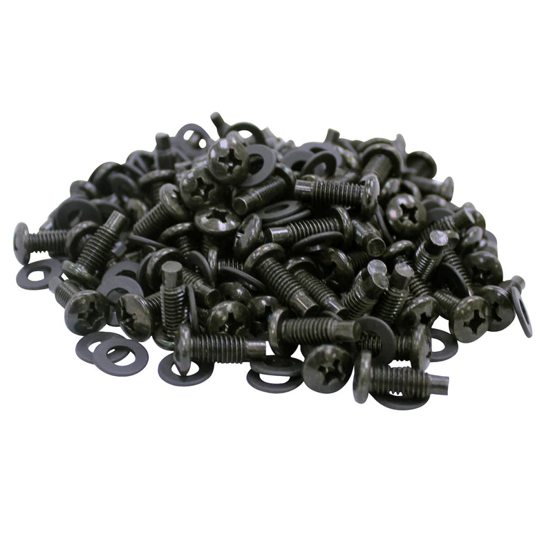 PROX-X-100RS - ProX X-100RS Rack Screws W/Black Nylon Washers Pack of 100