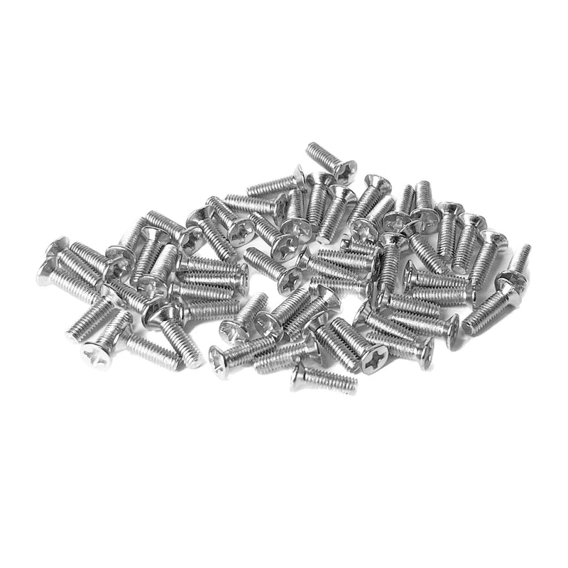 PRO-X- X-50SDR - ProX X-50SDR 50 Pack of Screws and Nuts for D Series Panel Rack Connectors (M2.5 -0.45 x 8mm) Phillips