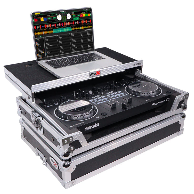 PRO-X- X-DDJREV1 LT - ProX X-DDJREV1LT ATA Flight Case For Pioneer DDJ-REV1 DJ Controller w/Laptop Shelf