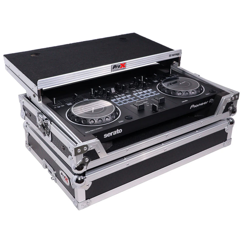 PRO-X- X-DDJREV1 LT - ProX X-DDJREV1LT ATA Flight Case For Pioneer DDJ-REV1 DJ Controller w/Laptop Shelf