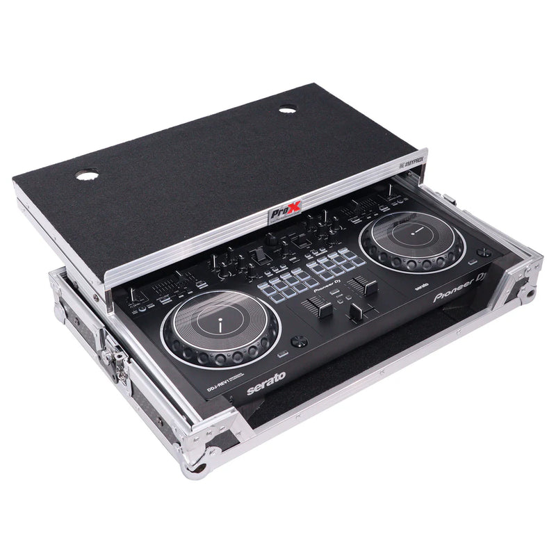 PRO-X- X-DDJREV1 LT - ProX X-DDJREV1LT ATA Flight Case For Pioneer DDJ-REV1 DJ Controller w/Laptop Shelf