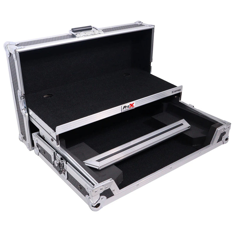 PRO-X- X-DDJREV1 LT - ProX X-DDJREV1LT ATA Flight Case For Pioneer DDJ-REV1 DJ Controller w/Laptop Shelf