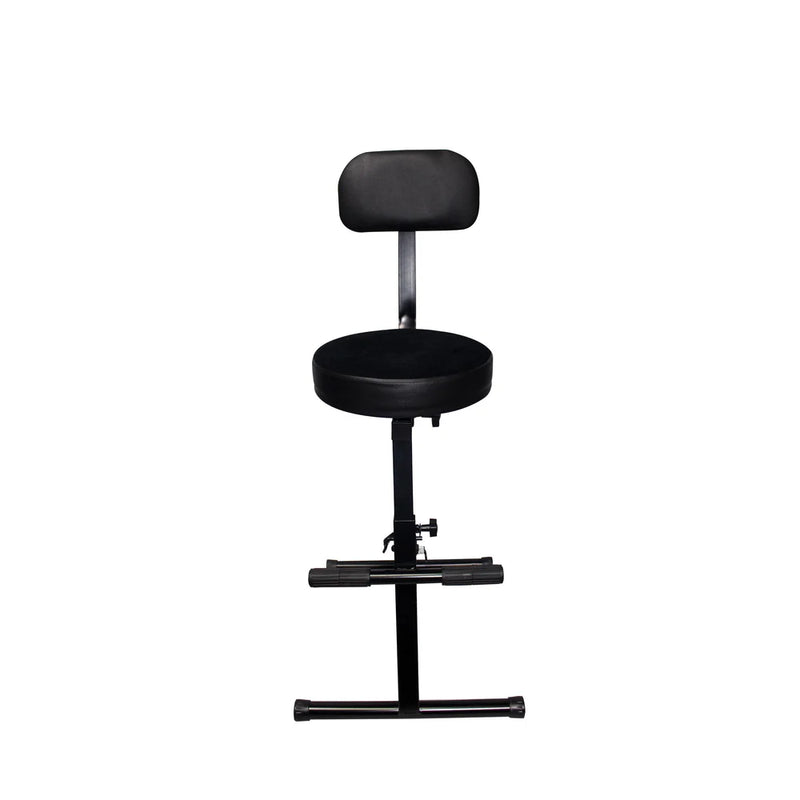 PRO-X- X-GIG CHAIR - ProX X-GIG CHAIR Operators Gig Chair - Portable Adjustable - Padded Foam Velvet Covered 13" Seat