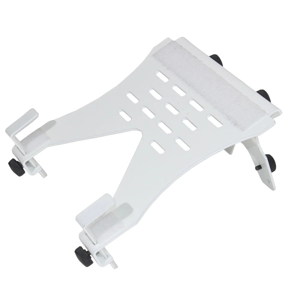 PRO-X- X-LTF01 WHITE - ProX X-LTF01WH Laptop Shelf Monitor VESA Arm bracket Mount fits on Speaker Stand (White)
