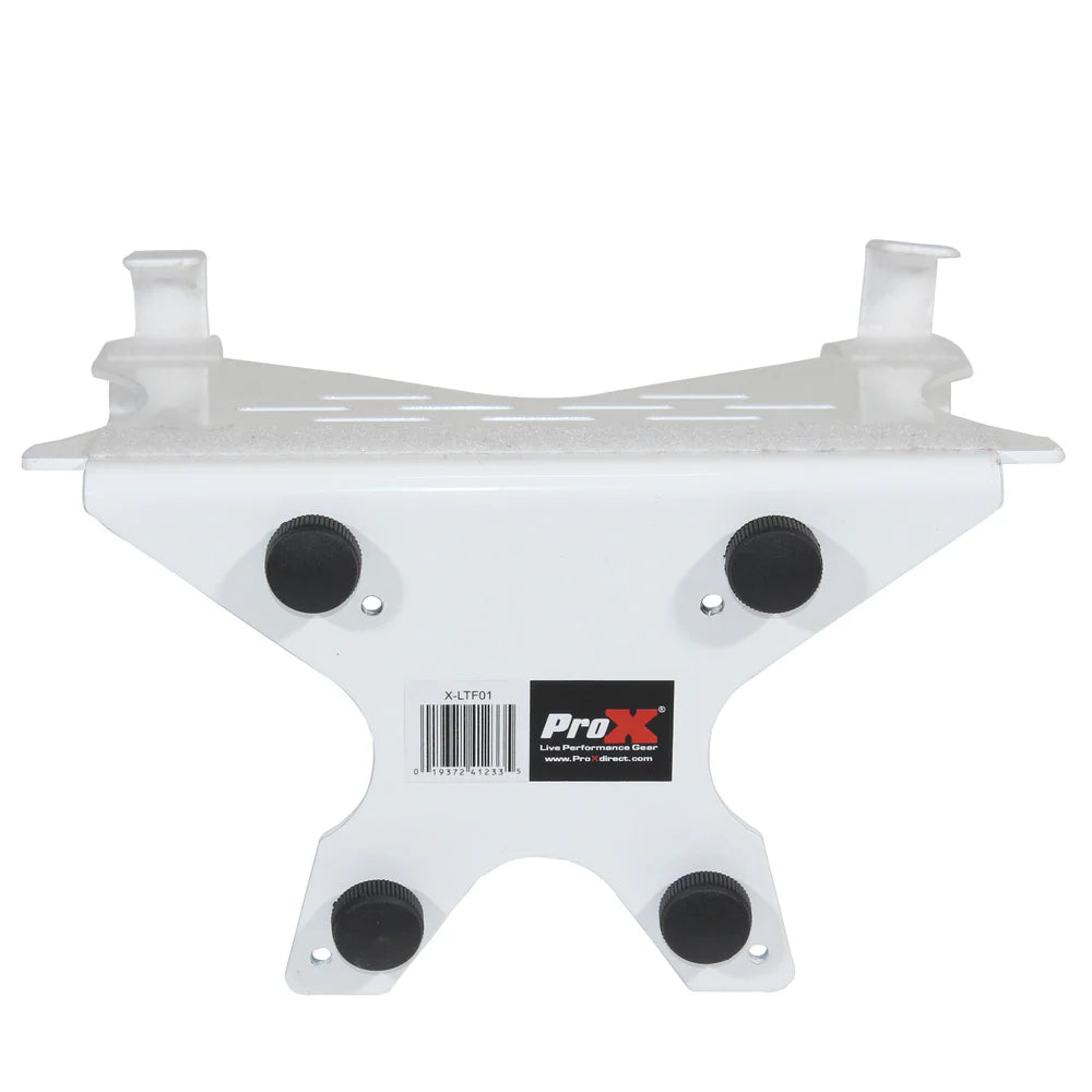 PRO-X- X-LTF01 WHITE - ProX X-LTF01WH Laptop Shelf Monitor VESA Arm bracket Mount fits on Speaker Stand (White)