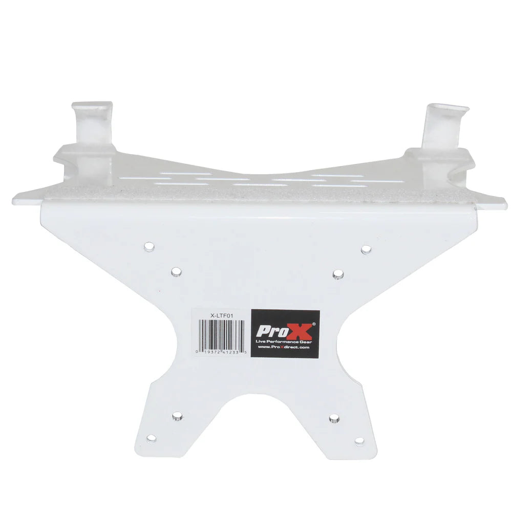 PRO-X- X-LTF01 WHITE - ProX X-LTF01WH Laptop Shelf Monitor VESA Arm bracket Mount fits on Speaker Stand (White)