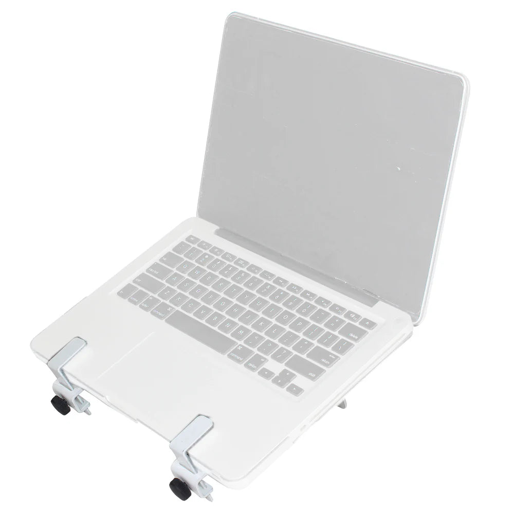 PRO-X- X-LTF01 WHITE - ProX X-LTF01WH Laptop Shelf Monitor VESA Arm bracket Mount fits on Speaker Stand (White)