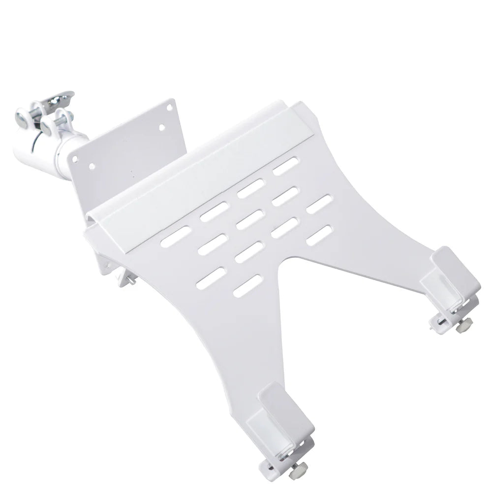 PRO-X- X-LTF01 WHITE - ProX X-LTF01WH Laptop Shelf Monitor VESA Arm bracket Mount fits on Speaker Stand (White)