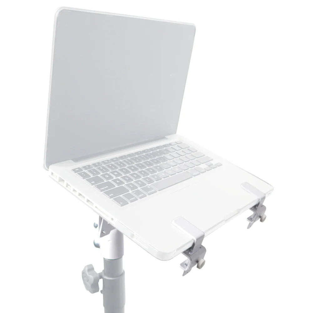 PRO-X- X-LTF01 WHITE - ProX X-LTF01WH Laptop Shelf Monitor VESA Arm bracket Mount fits on Speaker Stand (White)