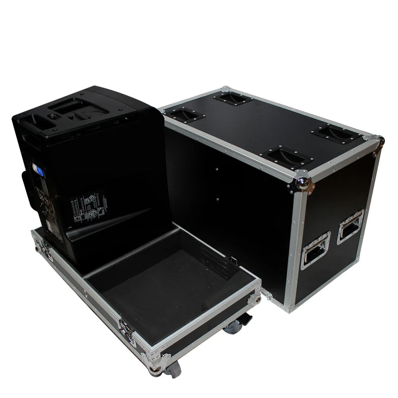 PRO-X- X-QSC KLA12 - ProX X-QSC-KLA12 Flight-Road Case for 2 QSC KLA12 Speakers