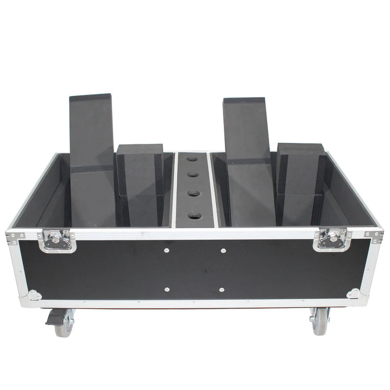 PRO-X- X-RCF EVOX8J8X2W - ProX X-RCF-EVOX8J8X2W ATA Style Flight-Road Case For RCF EVOX 8 J8 JMIX8 Speaker Array System Fits Two Speakers and Subs