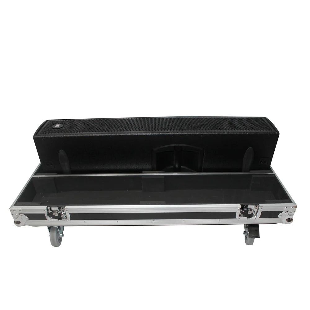 PRO-X- X-RCF NXL24A - ProX X-RCF-NXL24A Flight Case for Two RCF NX L24-A Column Array Speakers W/4 Inch Casters