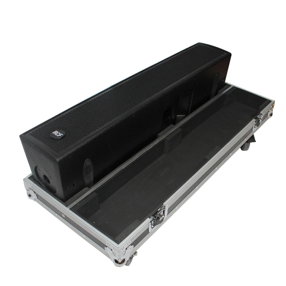 PRO-X- X-RCF NXL24A - ProX X-RCF-NXL24A Flight Case for Two RCF NX L24-A Column Array Speakers W/4 Inch Casters