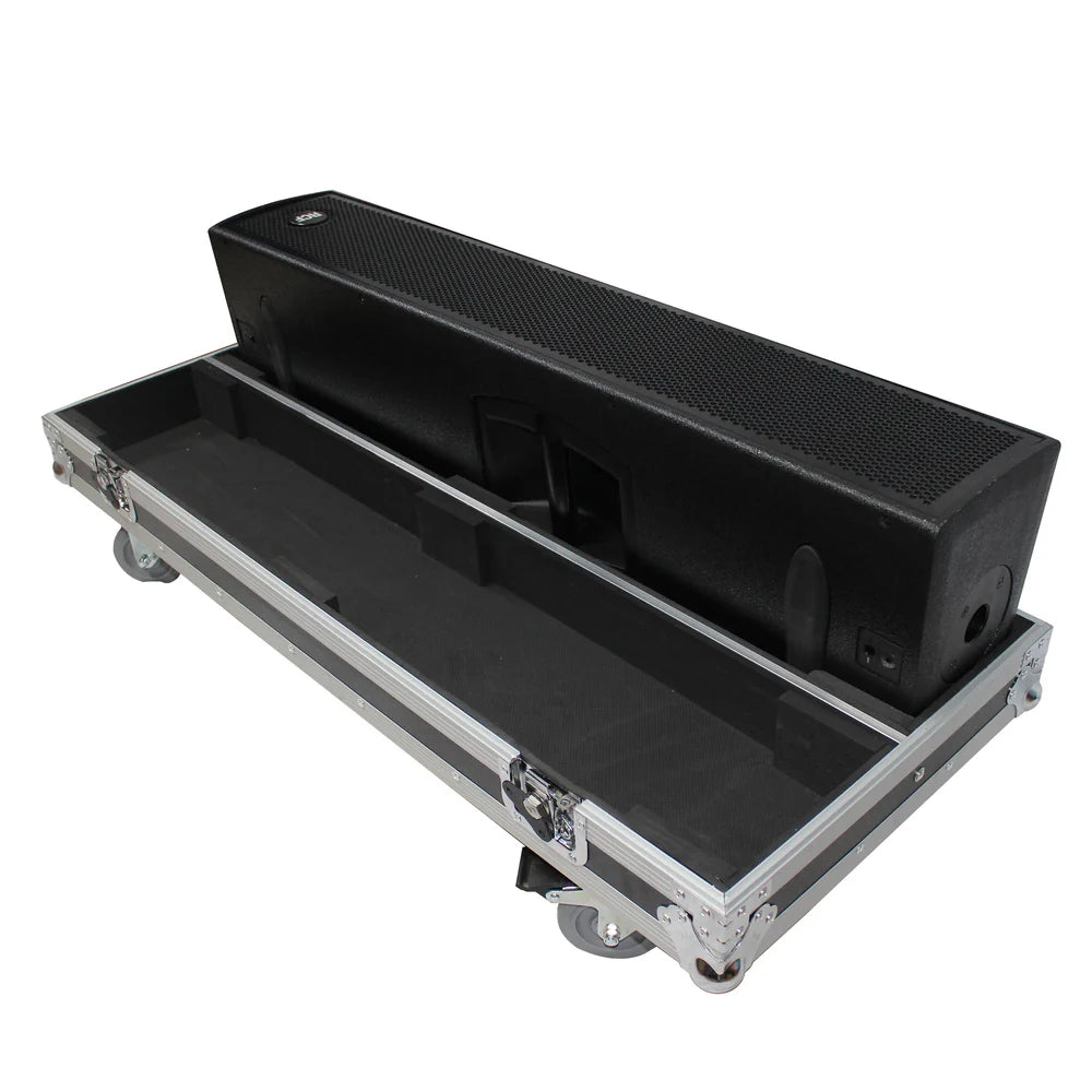 PRO-X- X-RCF NXL24A - ProX X-RCF-NXL24A Flight Case for Two RCF NX L24-A Column Array Speakers W/4 Inch Casters