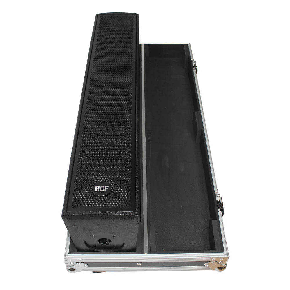 PRO-X- X-RCF NXL24A - ProX X-RCF-NXL24A Flight Case for Two RCF NX L24-A Column Array Speakers W/4 Inch Casters