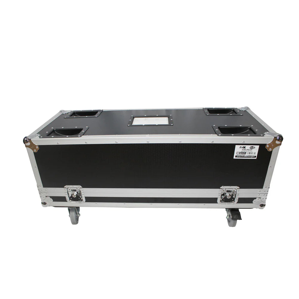 PRO-X- X-RCF NXL24A - ProX X-RCF-NXL24A Flight Case for Two RCF NX L24-A Column Array Speakers W/4 Inch Casters